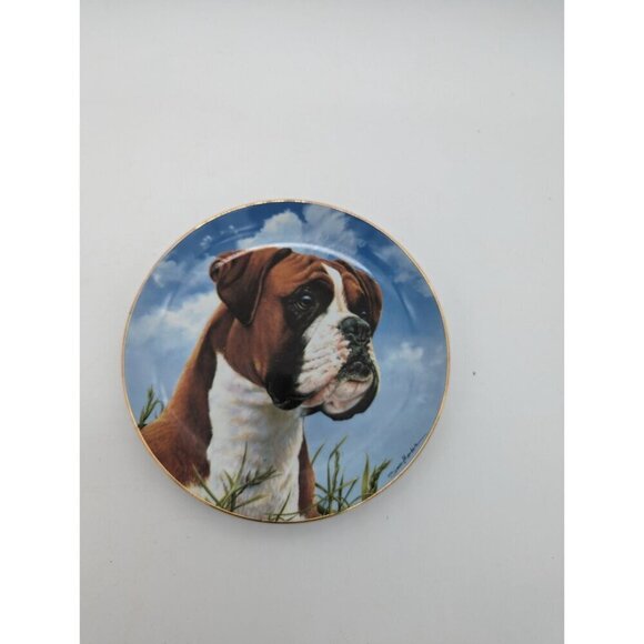 Danbury Mint plate boxers collection By Simon Mendez "His Masters Call" - Picture 5 of 6